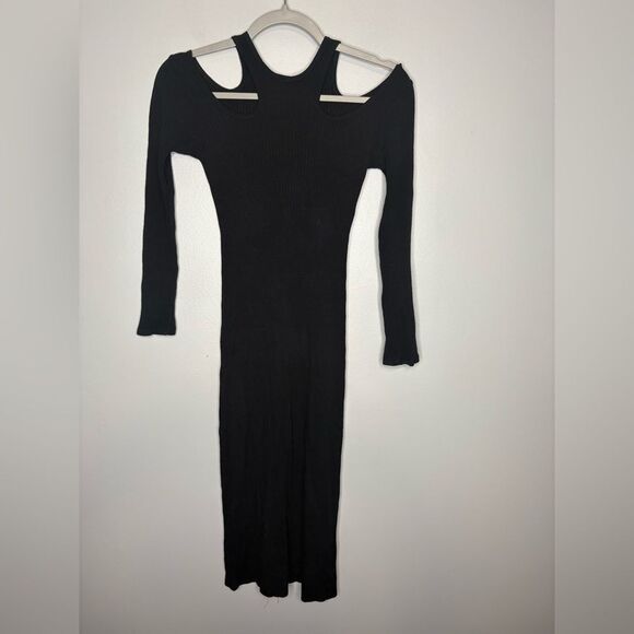 Simon Miller Anz Cutout Neckline Ribbed Dress - Picture 5 of 7